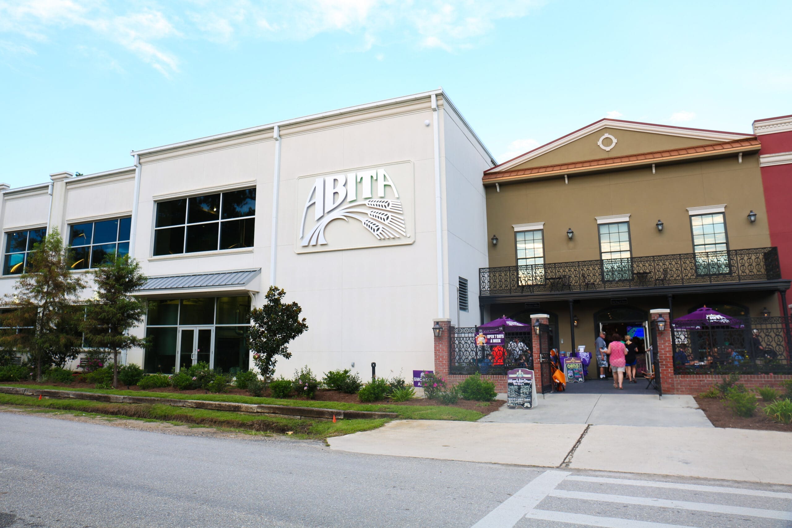 street view of the outside of the abita brewery