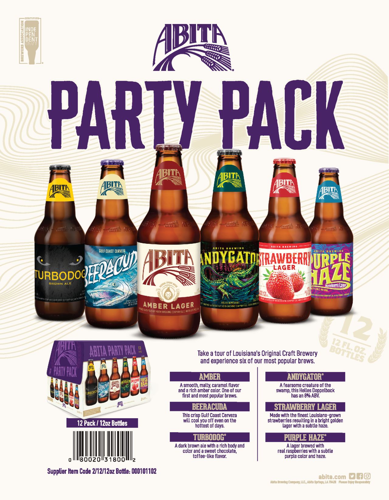 bottle party pack clip for sales reps