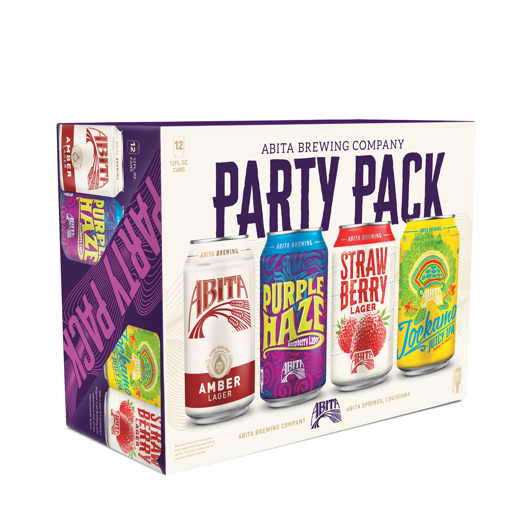 can party pack with 4 abita beers featured