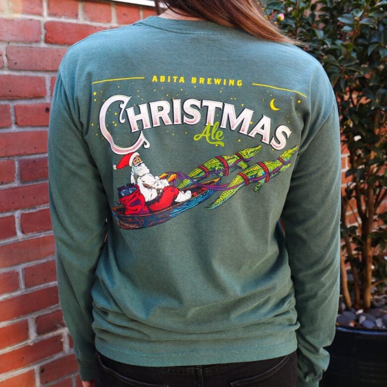 Christmas Ale Long Sleeve shirt with back image