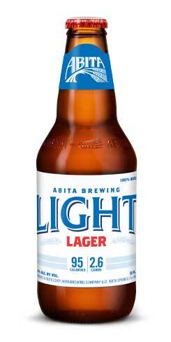 bottle of abita light lager